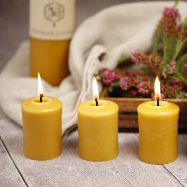 Beeswax Pillar Candles | Smooth (Pack of 4)